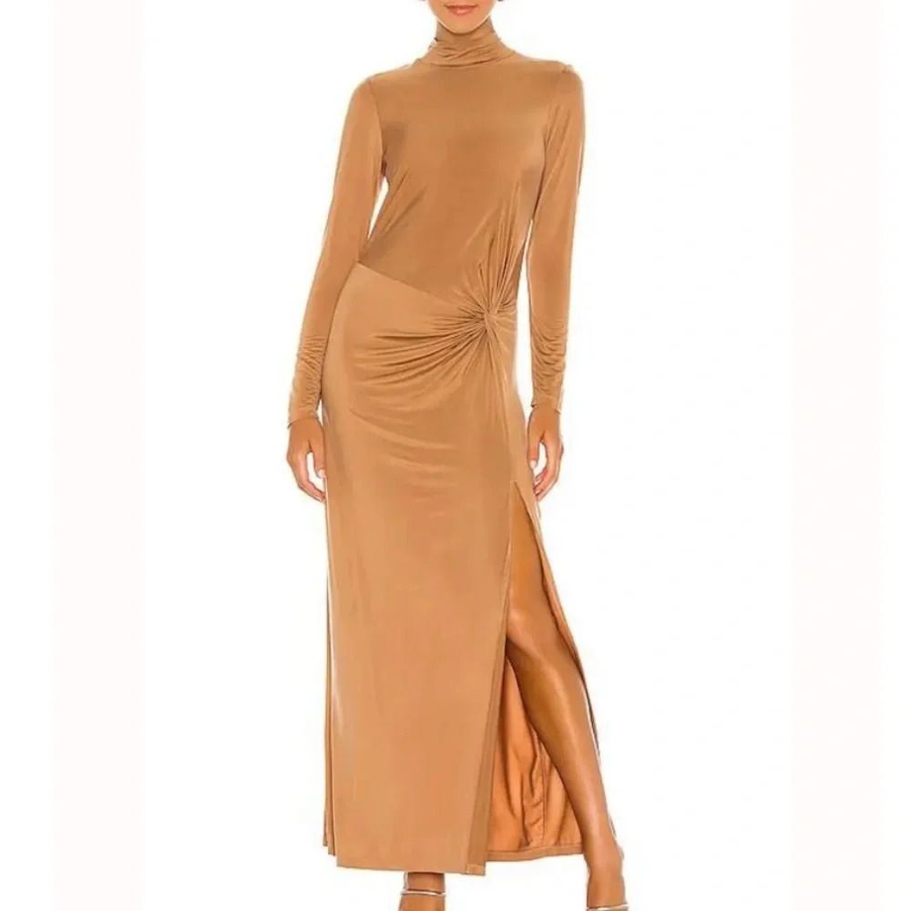 Young Fabulous & Broke Madison Brown Maxi Dress